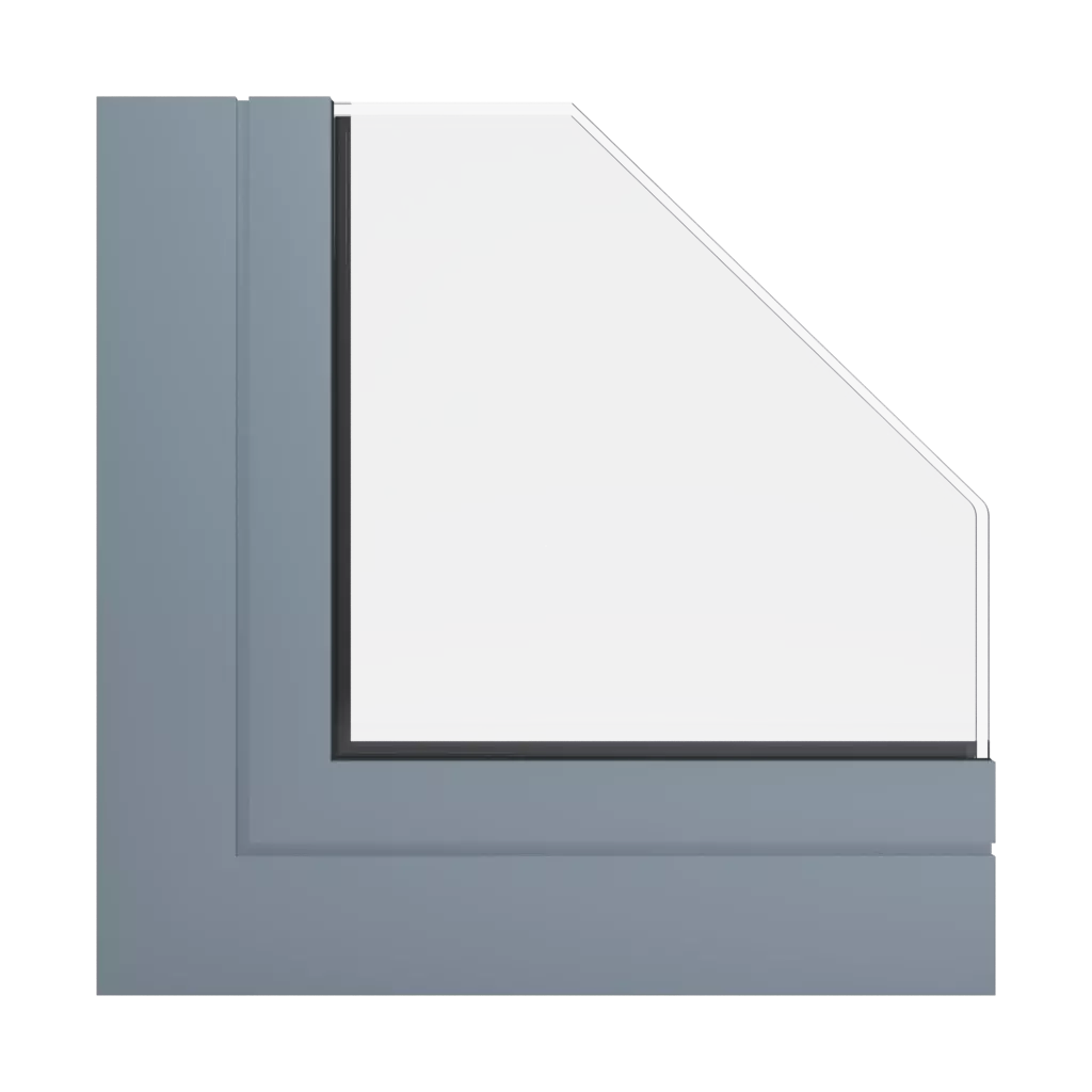 RAL 7000 Fehgrau fenster fensterprofile ponzio pe96