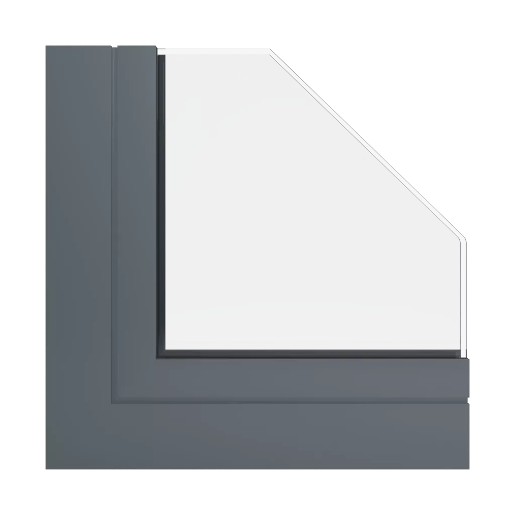 RAL 7012 Basaltgrau produkte aluminiumfenster    