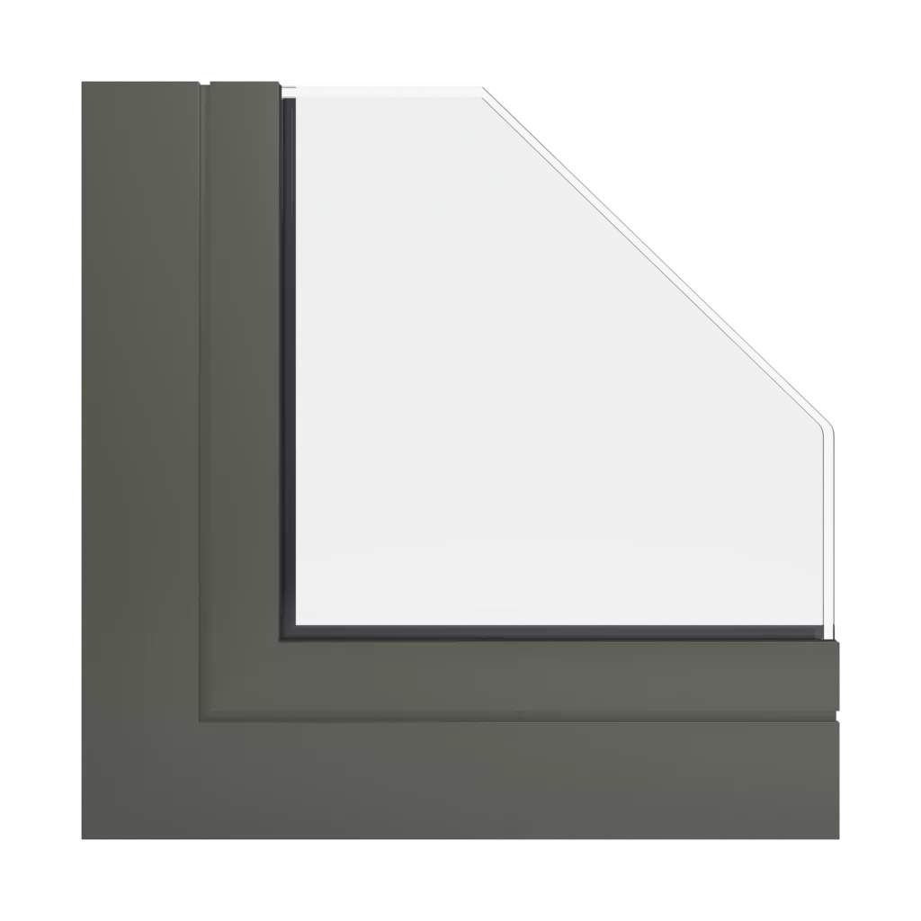 RAL 7013 Braungrau fenster fensterprofile ponzio sl600ttevo