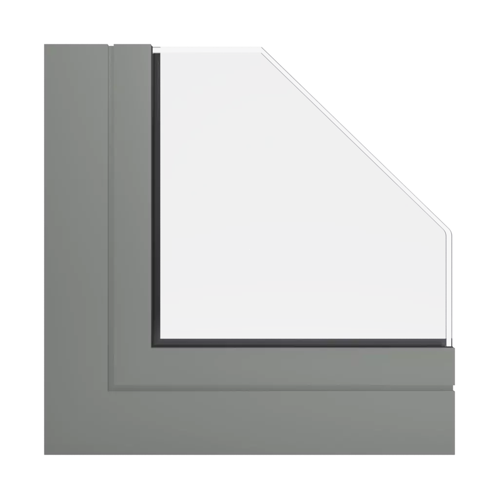 RAL 7023 Betongrau produkte aluminiumfenster    
