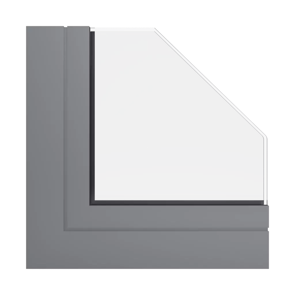 RAL 7037 Staubgrau fenster fensterprofile ponzio sl1600tt-hallo