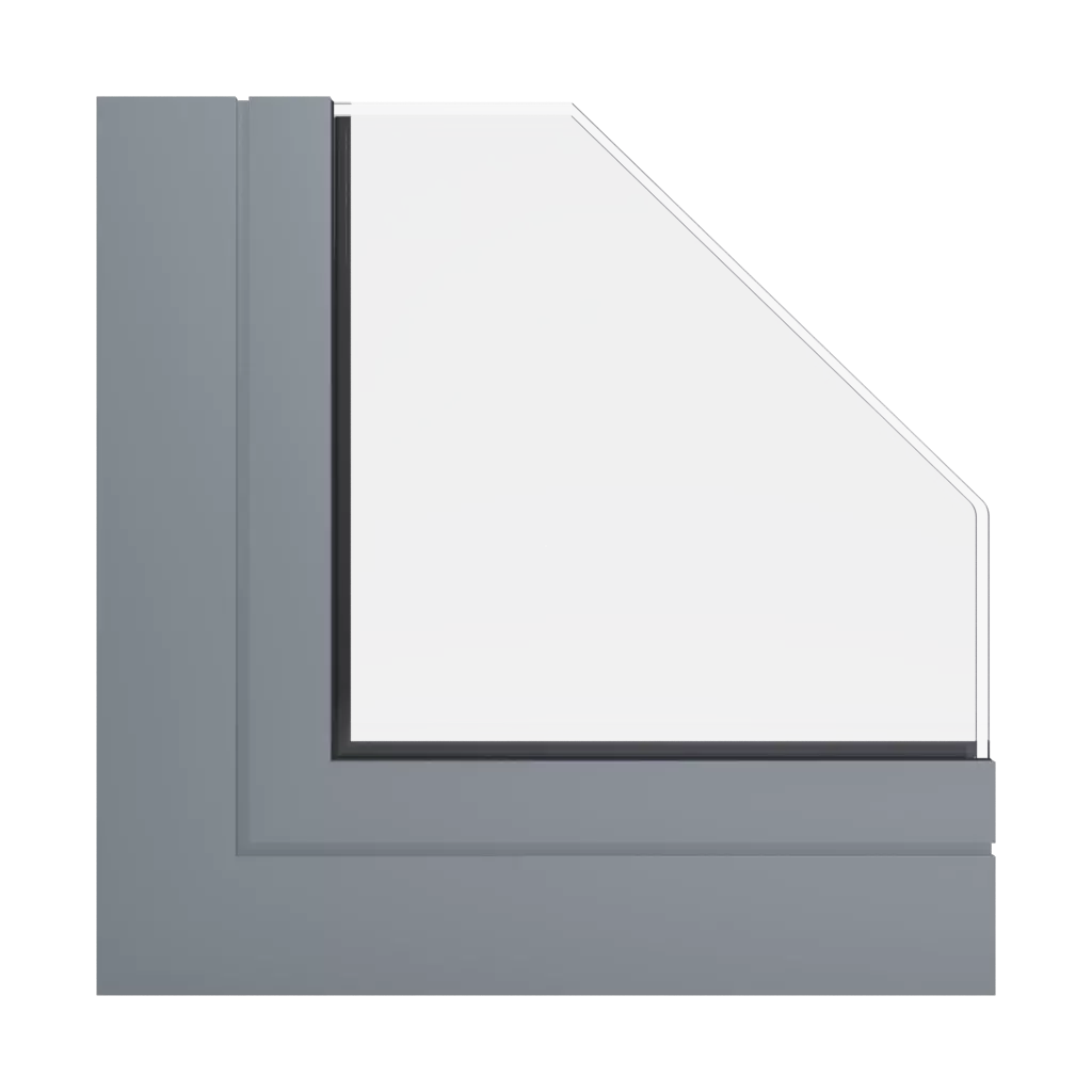 RAL 7046 Telegrau 2 fenster fensterprofile aluprof mb-86si