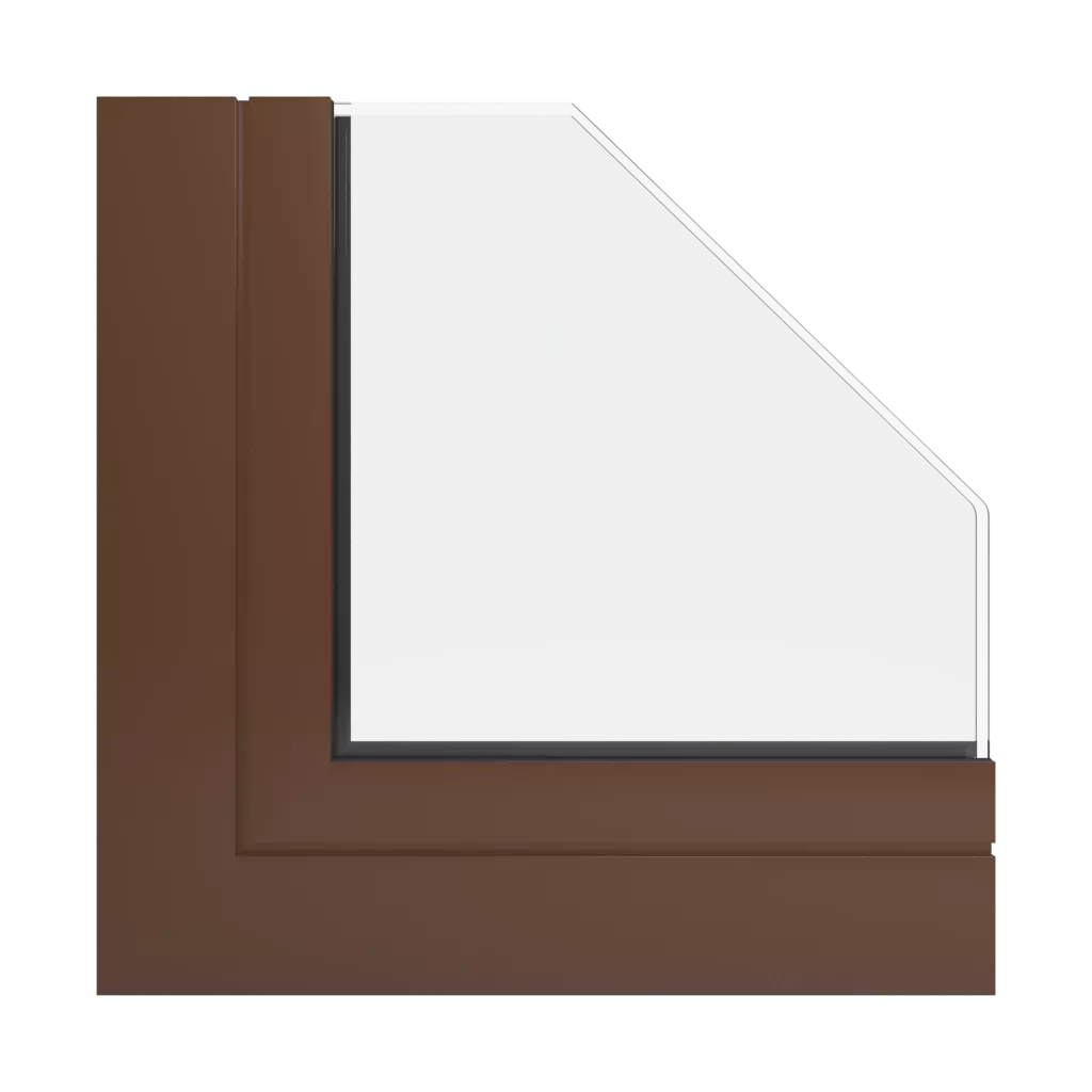 RAL 8011 Nussbraun fenster fensterprofile aluprof mb-sr50n-ei