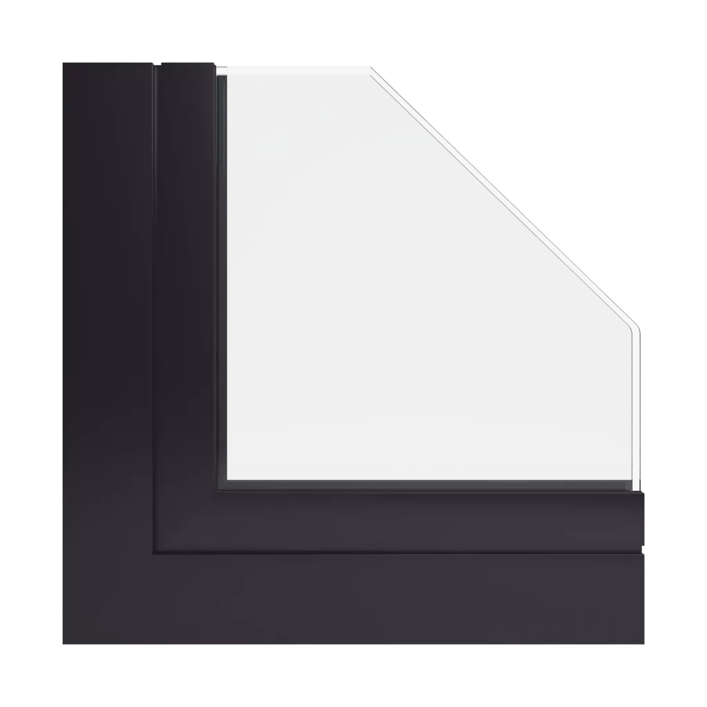 RAL 8022 Schwarzbraun fenster fensterprofile ponzio sl600ttevo