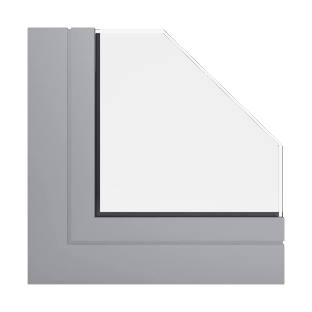 RAL 9006 Weißaluminium fenster fensterfarbe aluprof-farben 