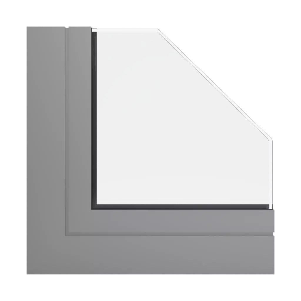 RAL 9007 Graualuminium produkte klappfenster    