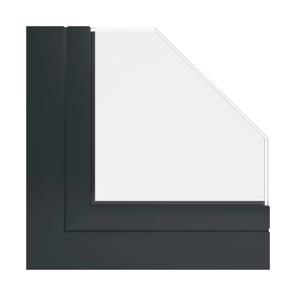 RAL 9017 Verkehrs- schwarz produkte klappfenster    