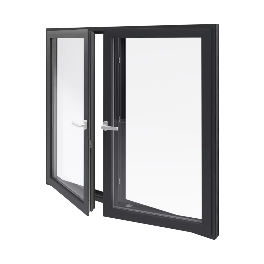 Aluminiumfenster fenster fensterprofile ponzio pe78n-hallo